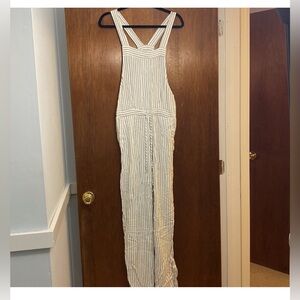 Boys + Arrows striped overalls size S